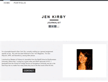 Tablet Screenshot of jen-kirby.com